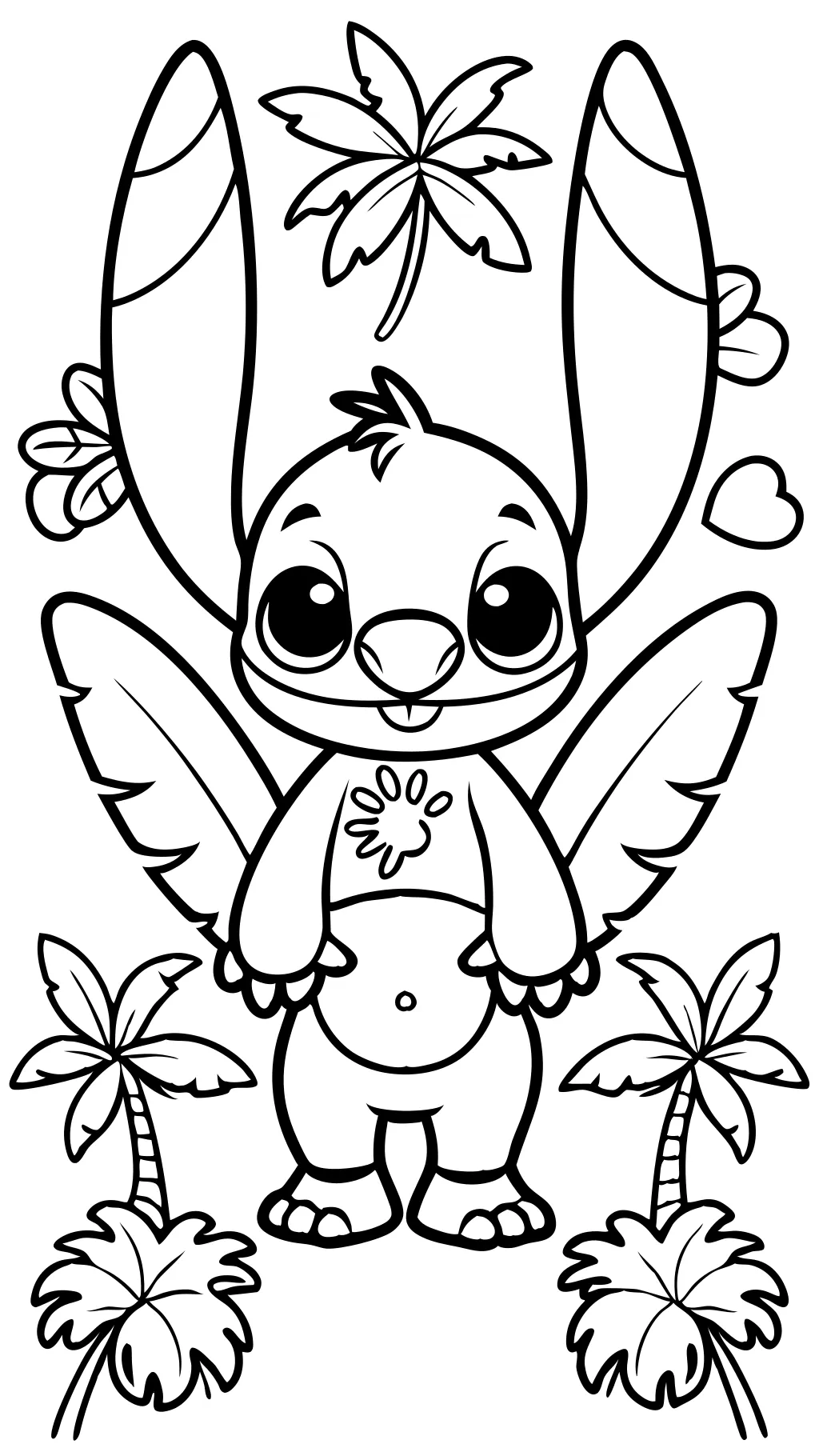 stich coloring page